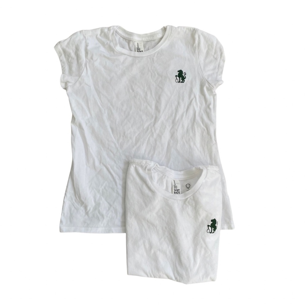 District Girls Youth White Very Important Tee Bundle Size Medium